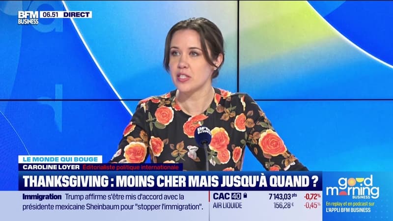 Caroline Loyer : Thanksgiving moins cher mais jusqu'à quand ? - 28/11