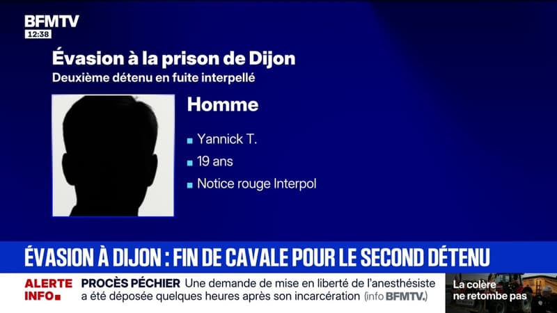 Après trois semaines de cavale, le récit de l'arrestation du deuxième évadé de la prison de Dijon