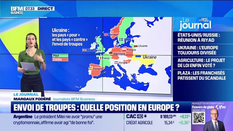 Envoi de troupes : quelle position en Europe ?