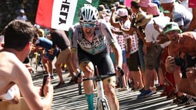 Wout Poels lors de la 15e étape du Tour de France 2023.