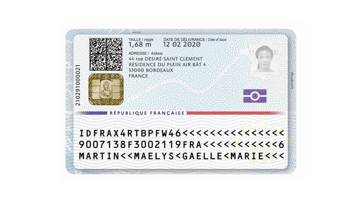 La nouvelle carte d'identité biométrique