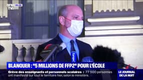 Contractuels, masques… Les annonces de Jean-Michel Blanquer après sa rencontre avec les syndicats