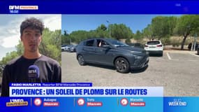 Bouches-du-Rhône: un soleil de plomb sur les routes