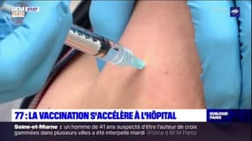 Seine-et-Marne: la vaccination s'accélère à l'hôpital