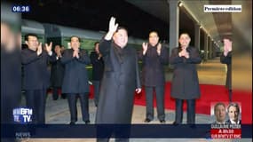 Les images du départ de Kim Jong-Un à bord de son train blindé pour rencontrer Vladimir Poutine 