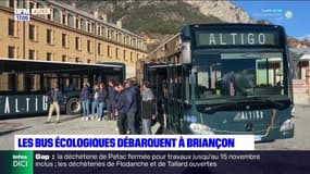 Cinq bus roulant au biocarburant entrent en service à Briançon