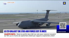 Le plus gros transporteur militaire de l'US Air Force s'est posé à Nice
