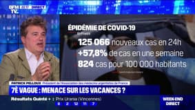Patrick Pelloux: "Vu le taux d'incidence en région parisienne, quand vous prenez le métro, vous êtes sûr de croiser quelqu'un qui a le virus"