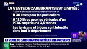 Alpes-de-Haute-Provence: la vente de carburants limitée dans le département