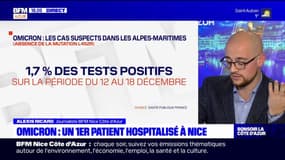 Variant Omicron: un premier patient hospitalisé à Nice