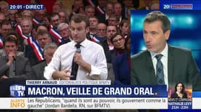 Emmanuel Macron: Veille de grand oral