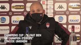 Champions Cup : "Il faut bien un champion d'Europe à la fin..." concède Mignoni