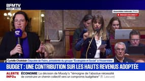 Budget à l'Assemblée nationale: pour Cyrielle Chatelain, président du groupe (Écologiste et Social), "on a un problème de concentration des richesses" en France