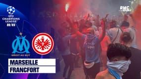 OM - Francfort : Ambiance de feu des supporters marseillais devant le Vélodrome