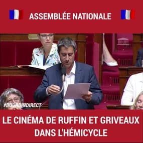 Assemblée nationale: le cinéma de Ruffin et Griveaux dans l’hémicycle