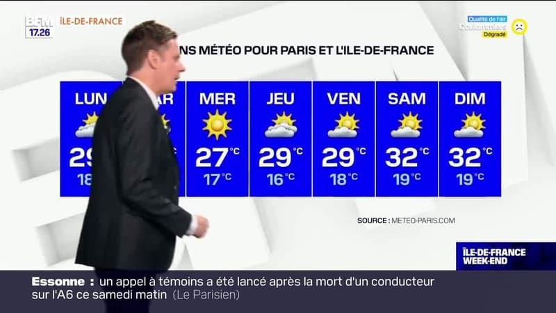 Météo Paris: prévisions du dimanche 29 octobre 2023