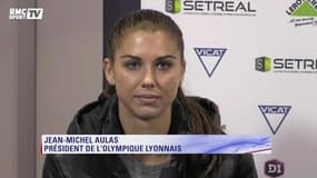La superstar américaine, Alex Morgan est enfin arrivée à Lyon