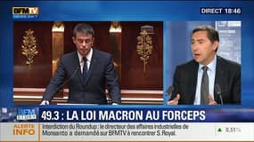 Loi Macron: Manuel Valls a engagé la responsabilité du gouvernement