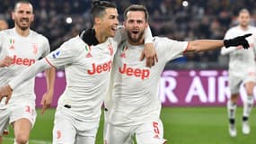 Cristiano Ronaldo et Miralem Pjanic