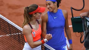 Alizé Cornet et Caroline Garcia
