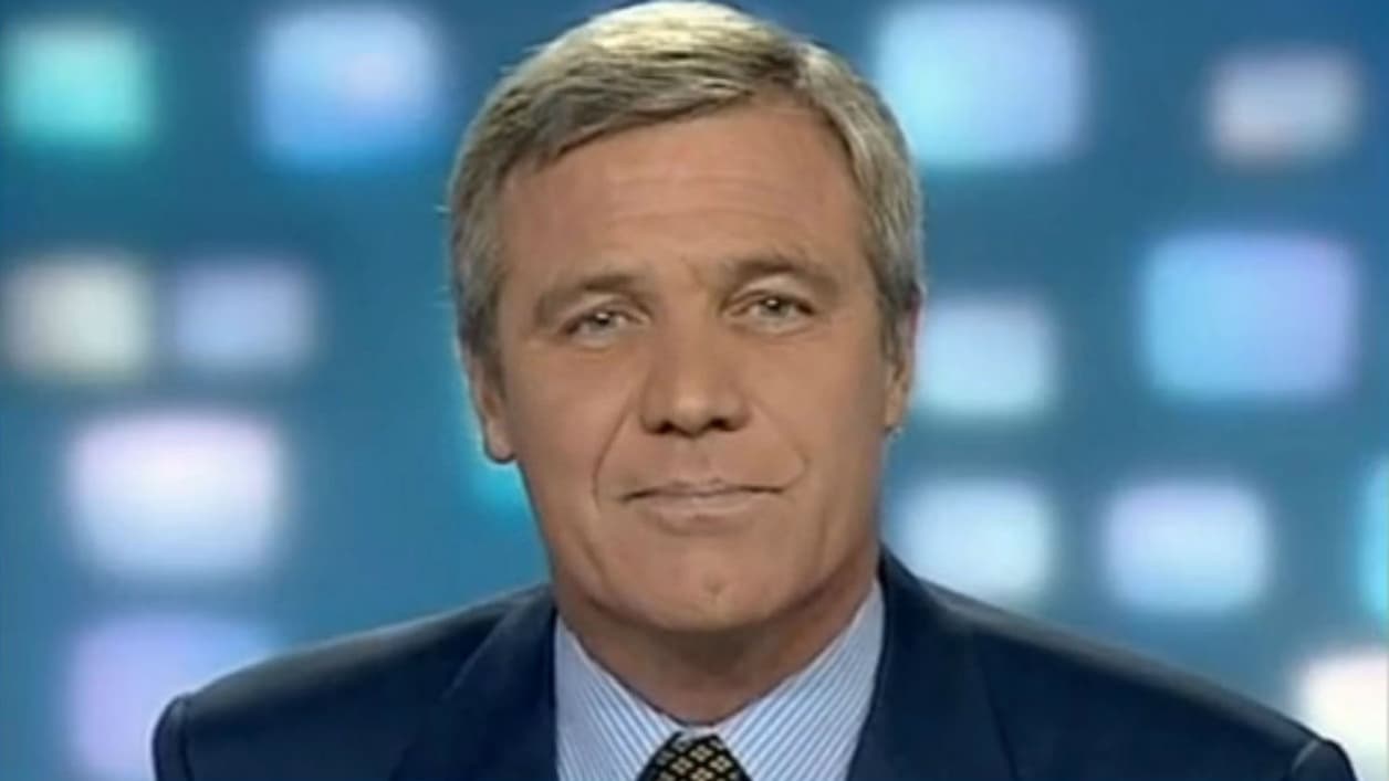 Bruno Masure présente son dernier JT Bruno Masure présente son dernier JT