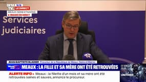 Fillette enlevée à Meaux: la mère de l'enfant a été "reconnue" dans les rues de Sevran par une personne qui avait pris connaissance de l'alerte enlèvement, indique le procureur de la République