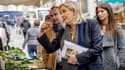 Marine Le Pen en campagne pour les régionales à Senlis le 23 octobre 2015.