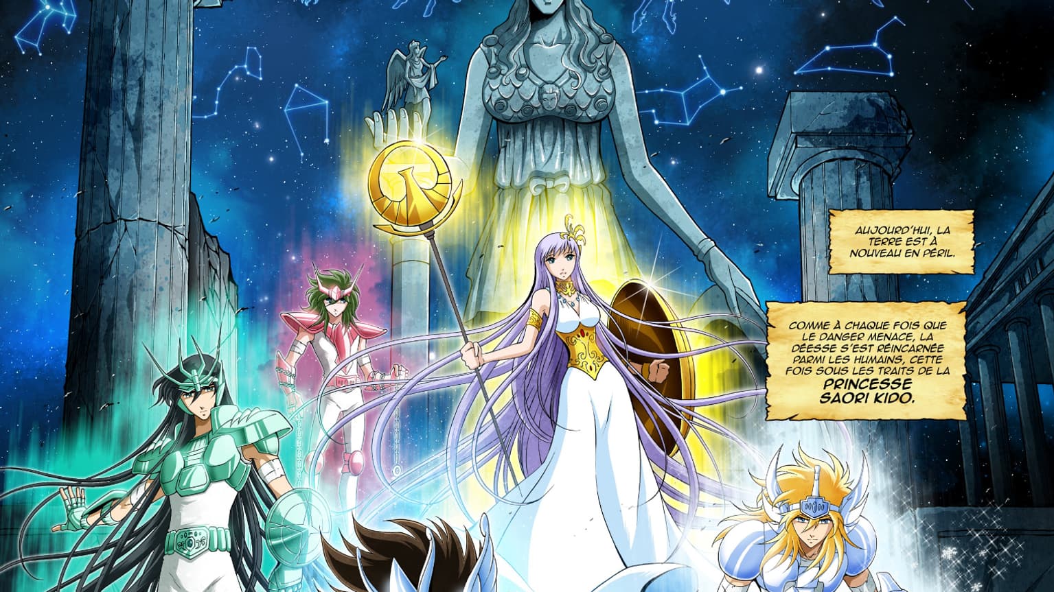"Saint Seiya" version française, par Jérôme Alquié et Arnaud Dollen
