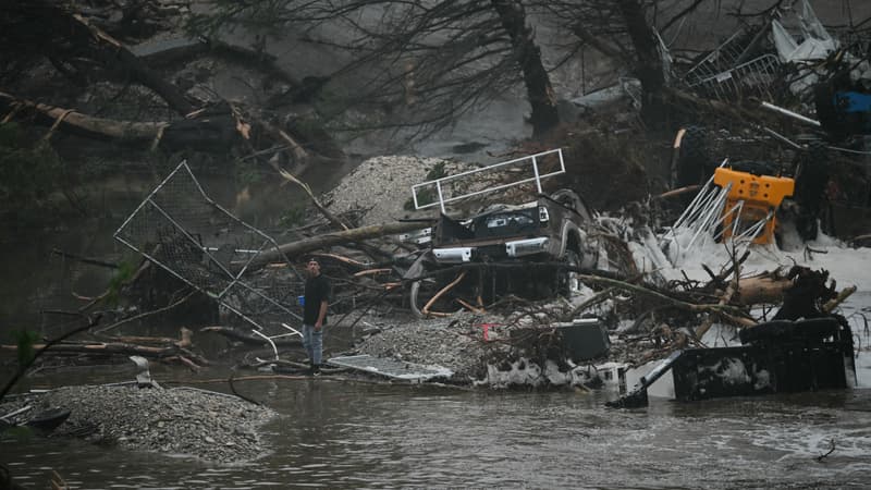 Le fleuve Guadalupe est monté de huit mètres en seulement 45 minutes le 4 juillet à la suite de pluies diluviennes.