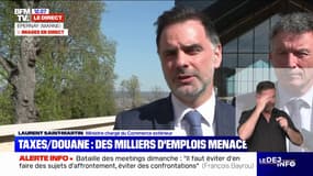 Droits de douane américains: "Le gouvernement n'abandonnera jamais" la filière des vins et spiritueux, assure le ministre du Commerce extérieur Laurent Saint-Martin