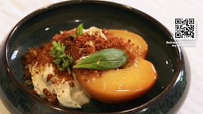 Les recettes de l'été: pêches rôties. 