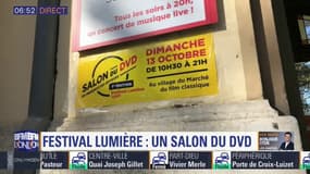 "L'avenir du DVD, on y croit": en plein festival Lumière à Lyon, les éditeurs de DVD sont allés à la rencontre du public dimanche lors d'un salon dédié à ce support