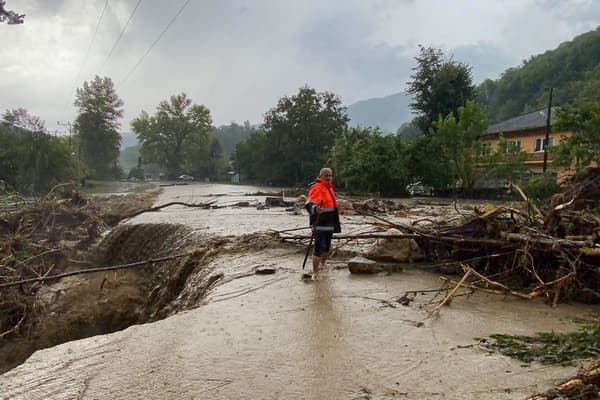 Les inondations en Turquie le 11 août 2021.