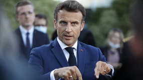 Emmanuel Macron à Marseille jeudi 02 juin.