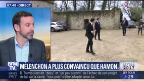 Présidentielle: Jean-Luc Mélenchon a été plus convaincant que Benoît Hamon lors du premier débat télévisé