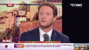 Préavis de grève à la RATP pour la coupe du monde de rugby: “Il faut avoir un sens collectif de la responsabilité.” Clément Beaune 