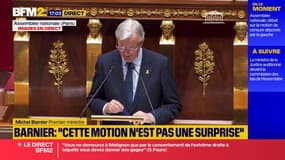 Michel Barnier: "Je n'ai pas besoin qu'on rappelle au gouvernement qu'il est minoritaire. Je le sais" 
