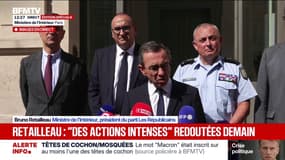 10 septembre: Bruno Retailleau évoque "des groupuscules très déterminés, très organisés (...) animés d'une haine anti-flic"