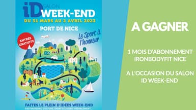 A gagner : 1 mois d'abonnement IRONBODYFIT à Nice