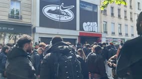 De nombreuses personnes étaient présentes au drop ce mercredi.