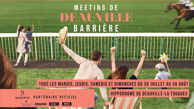 Le Meeting de Deauville a lieu du 30 juillet au 30 août