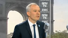 Le président de l'Assemblée nationale François de Rugy, le 26 avril 2018 sur RMC et BFMTV. 
