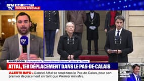 "À chaque remaniement ministériel, la situation de notre pays empire" estime Julien Odoul, porte-parole du RN, à propos de la nomination de Gabriel Attal en tant que Premier ministre