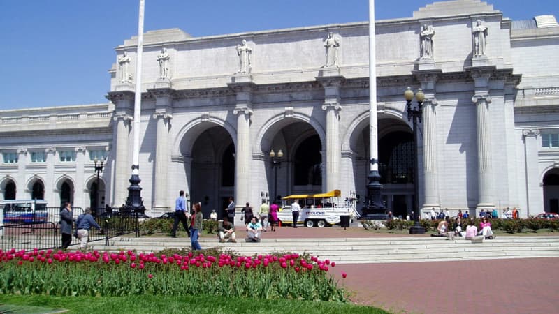 Union station, la gare ferroviaire de Washington, Etats-Unis.