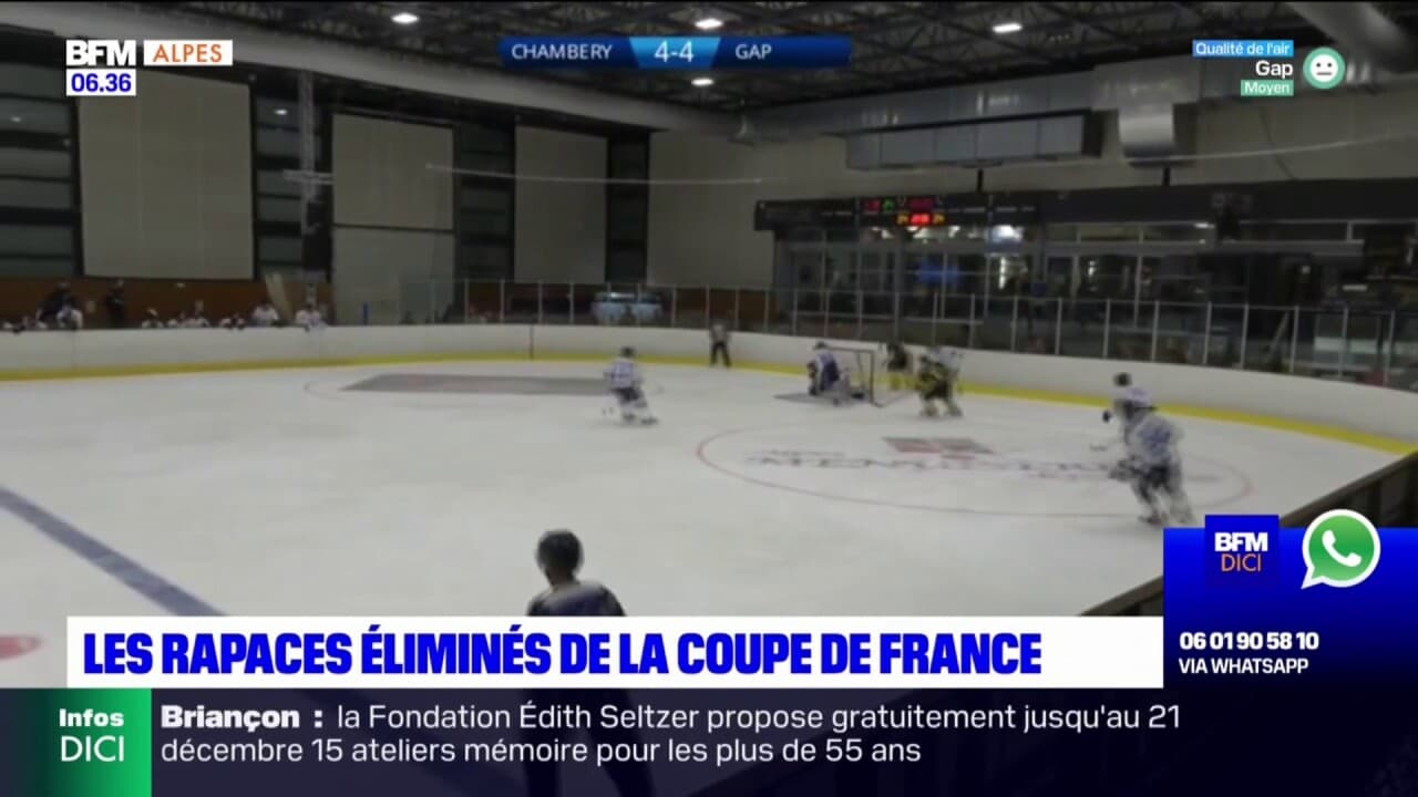 Hockey Sur Glace: Les Rapaces De Gap éliminés De La Coupe De France En ...