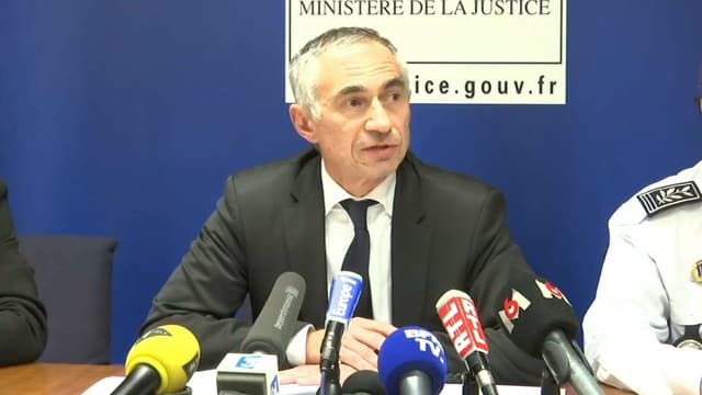 Le procureur de la République de Marseille en conférence de presse, le 2 décembre 2016.