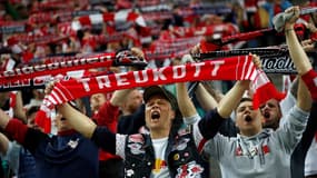 Des supporters de Leipzig