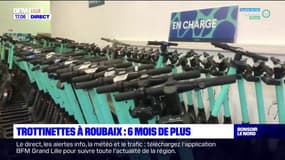 Roubaix: des trottinettes électriques en libre-service pour au moins six mois supplémentaires