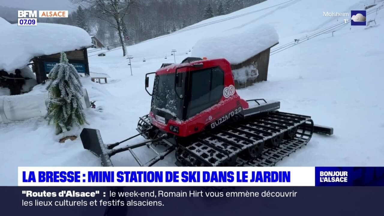 Photos. Une station de ski miniature créée par un adolescent de La Bresse
