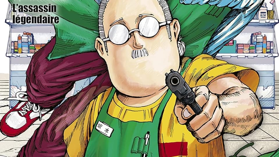 Couverture du premier tome du manga "Sakamoto Days" Couverture du premier tome du manga "Sakamoto Days"
